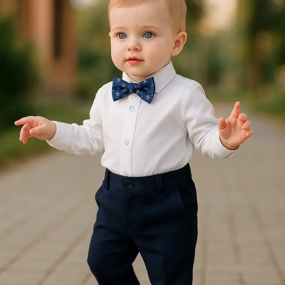 Baker‎ by Ted Baker Blue Bow Tie with Anchor Design Baby Toddler